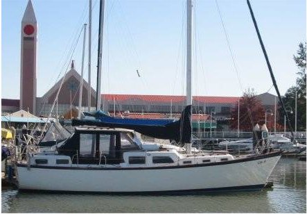 Sea bird 37 sailboat under sail