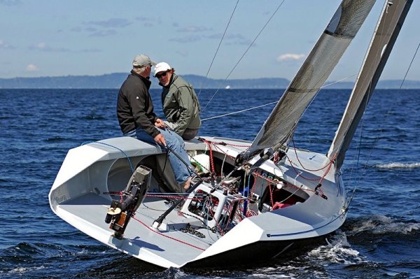 Sierra 26 sailboat under sail