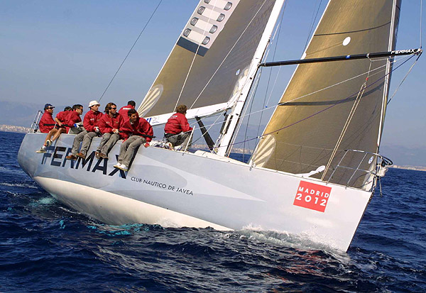 Sinergia 40 sailboat under sail