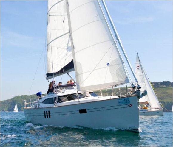 Southerly 420 sailboat under sail