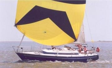 Standfast 33 sailboat under sail