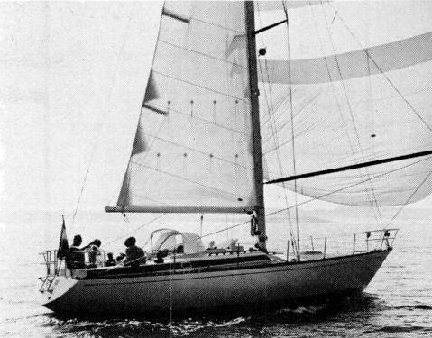 Standfast 40 sailboat under sail