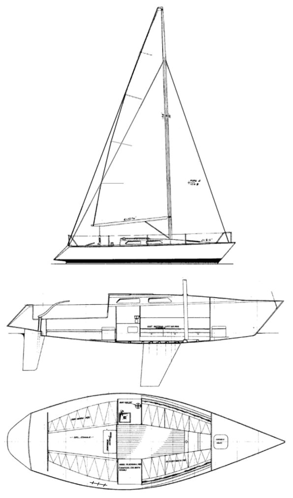 Summertime dream 14 ton sailboat under sail