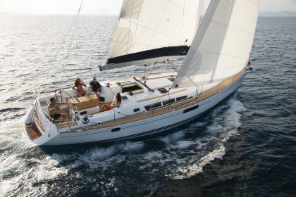 Sun odyssey 49i performance jeanneau sailboat under sail