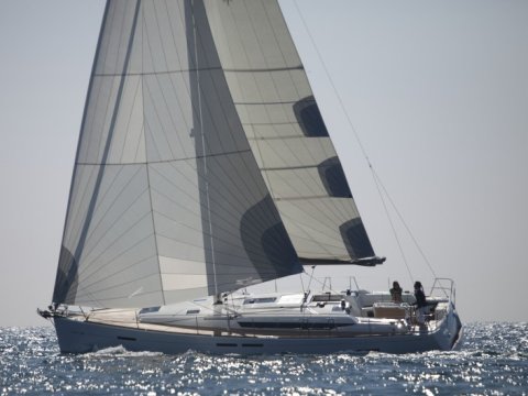 Sun odyssey 439 jeanneau sailboat under sail