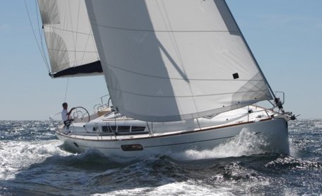 Sun odyssey 44i jeanneau sailboat under sail
