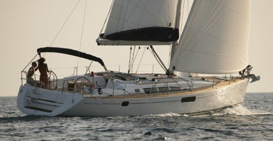 Sun odyssey 49i jeanneau sailboat under sail