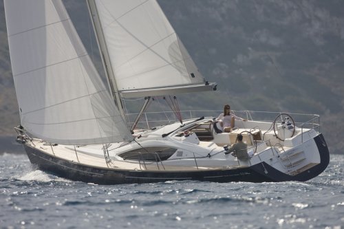 Sun odyssey 50 ds jeanneau sailboat under sail