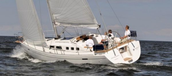 Swedestar 415 sailboat under sail