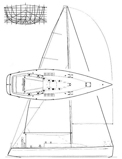 Sydney 41 sailboat under sail