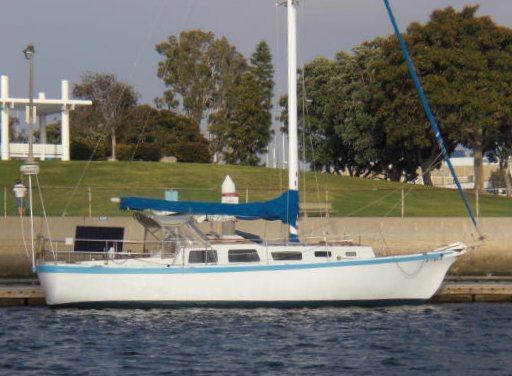 Talisman 37 sailboat under sail