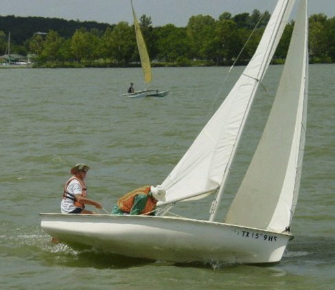 Tornado texas sailboat under sail