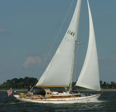 Tor 40 sailboat under sail