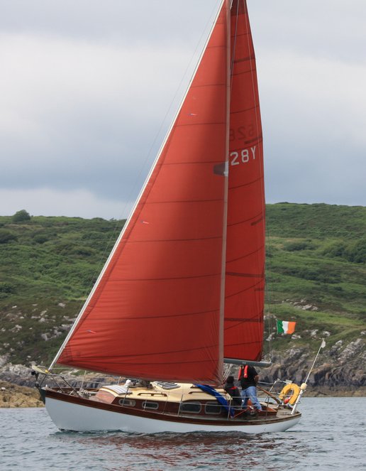 Trintella 29 sailboat under sail
