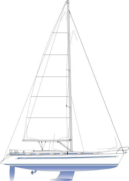 Bavaria cruiser 49 sailboat under sail