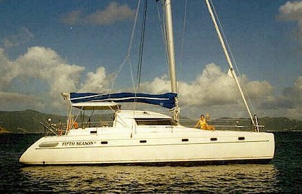 Venezia 42 sailboat under sail