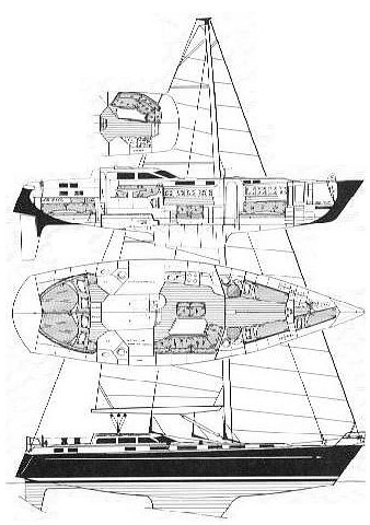 Venus 16 sailboat under sail