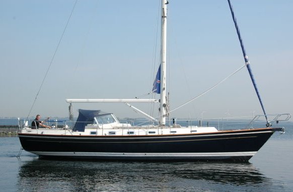 Victoire 42 sailboat under sail