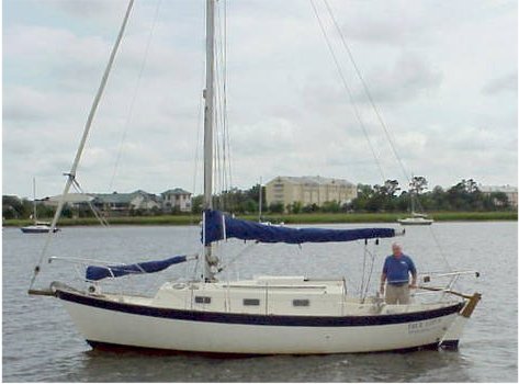 Victoria 26 sailboat under sail