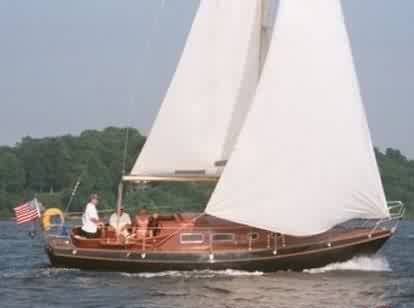 Vindo 40 sailboat under sail