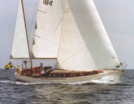 Vindo 50 sailboat under sail