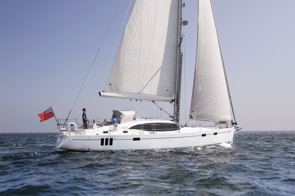 Southerly 480 sailboat under sail