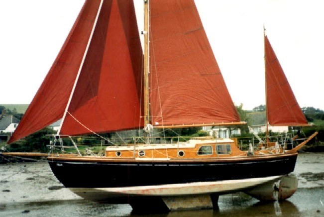 Waterwitch 30 mki sailboat under sail