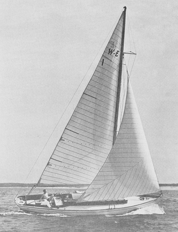 Week ender ss sailboat under sail