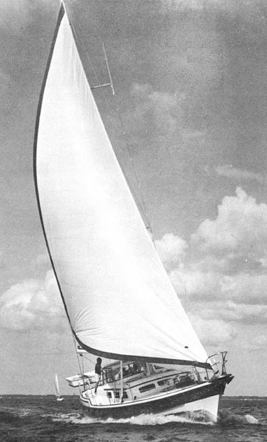 Wellington 47 sailboat under sail