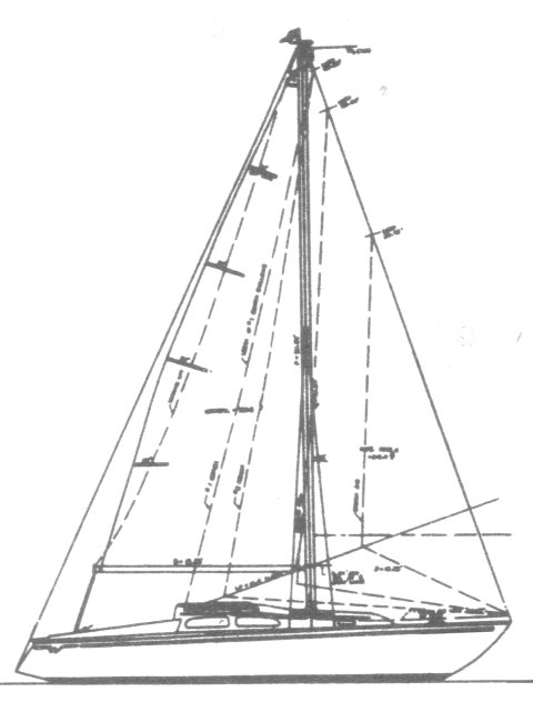 Windward 30 sailboat under sail