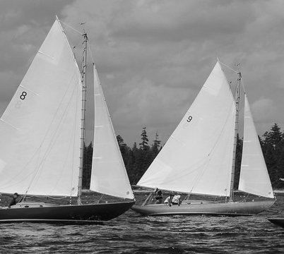 Winter harbor 21 sailboat under sail