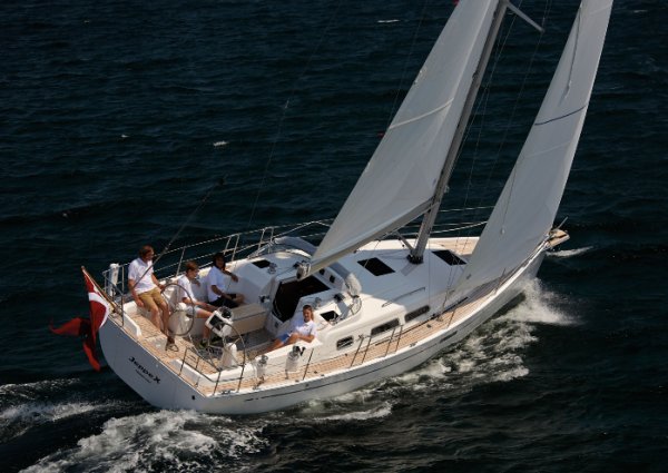 Xc 35 sailboat under sail