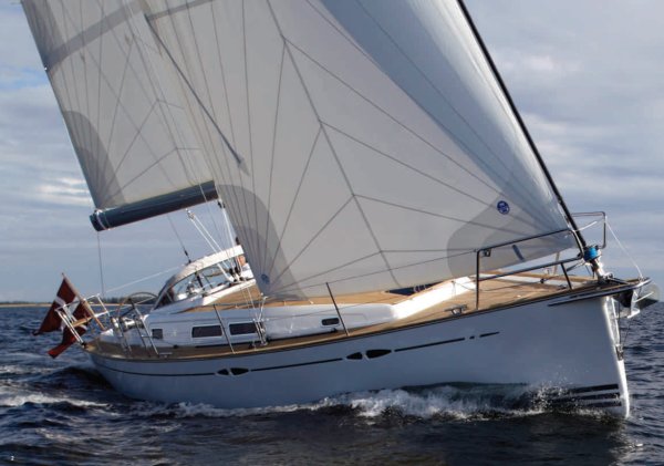 Xc 38 sailboat under sail