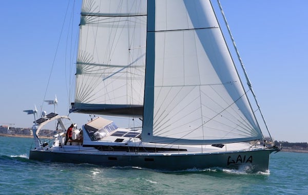 Ovni 52 evolution sailboat under sail